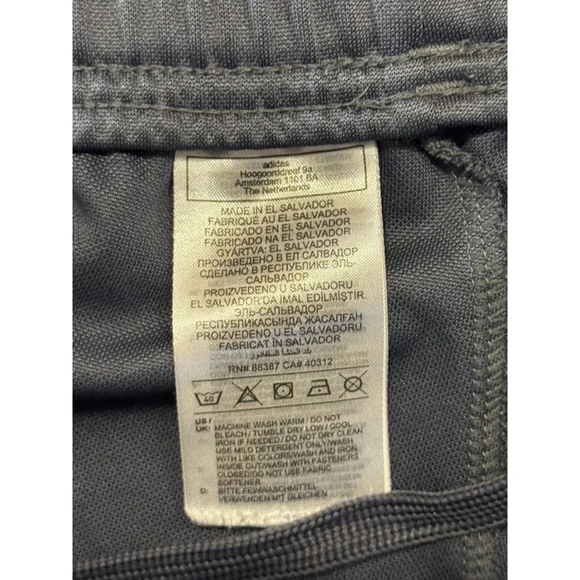 Adidas Men's Tiro 21 Track Pants Grey/White (Activewear) Sz XL​ - Picture 8 of 10